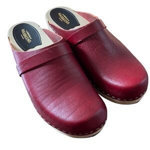 Swedish hasbeens red clog